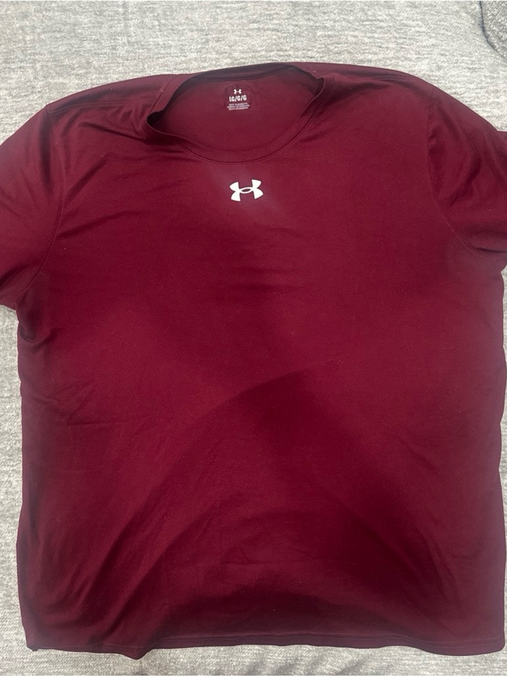 Under Armour Men’s Maroon Athletic Crew Neck Tee